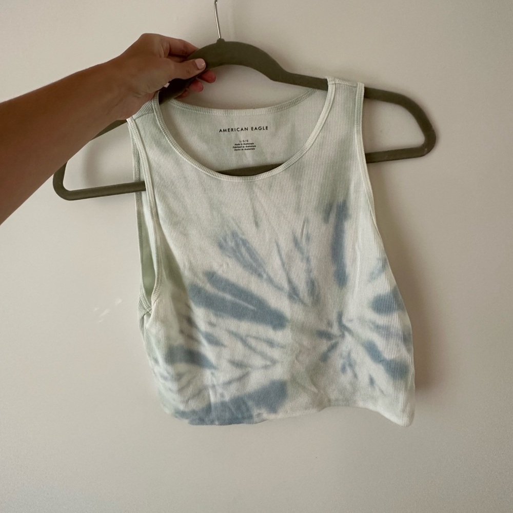 American eagle tie dye crop top